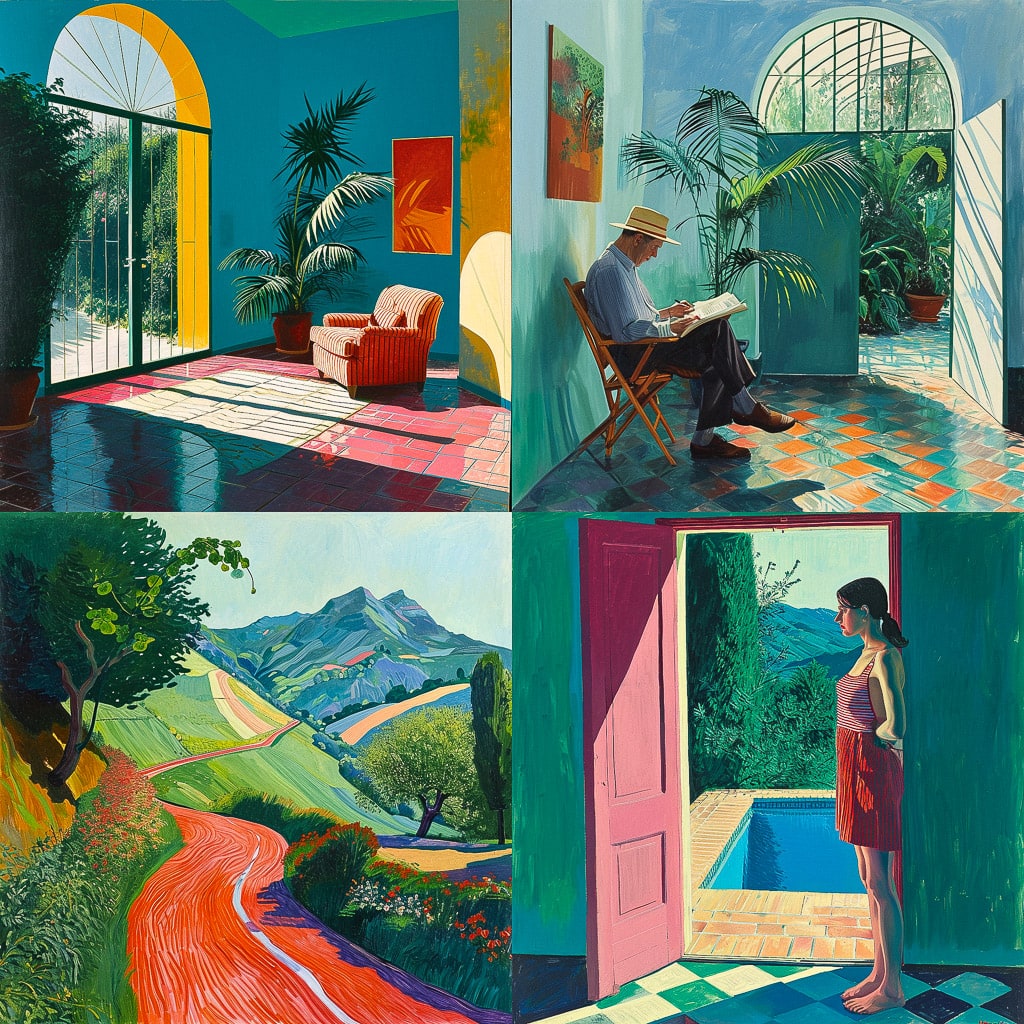 Стиль - David Hockney
