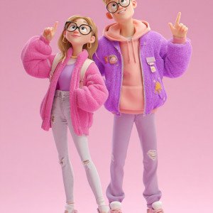 Яркий взгляд молодых