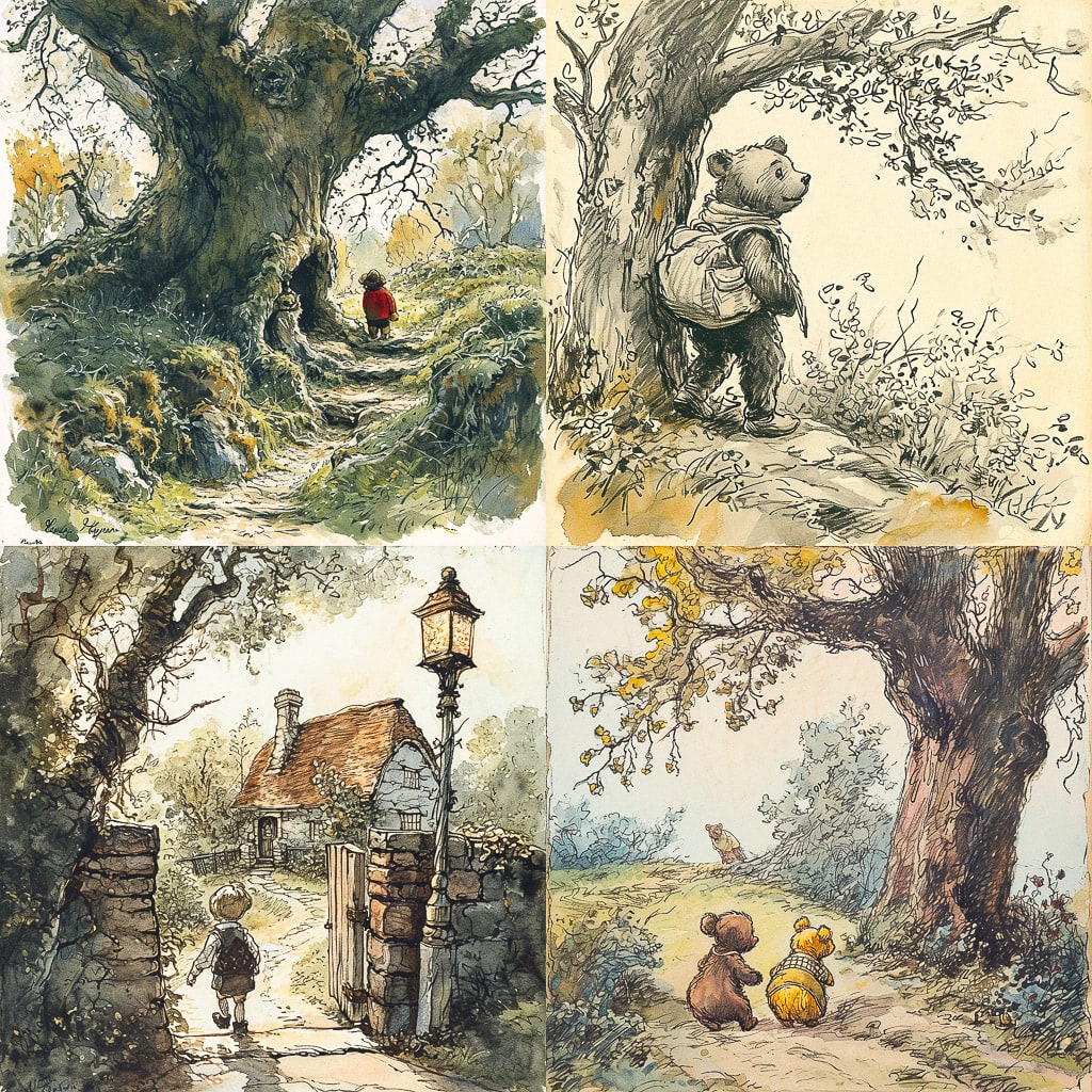 Стиль - E. H. Shepard