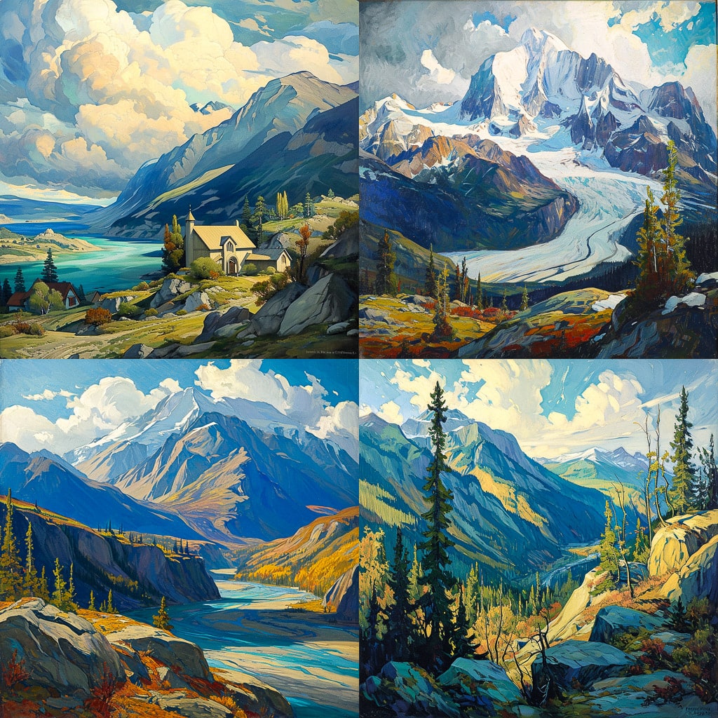 Стиль - Franklin Carmichael