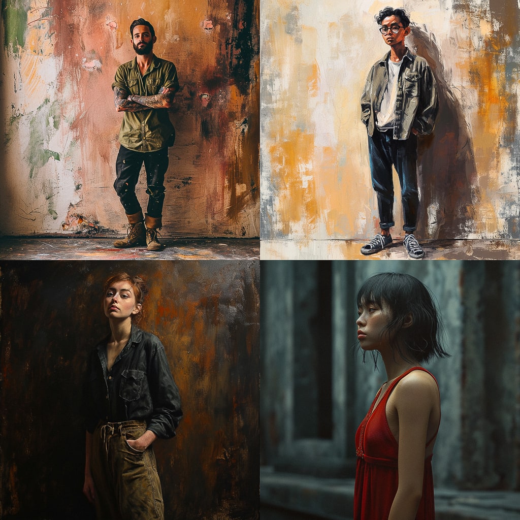 Стиль - Full body height portrait