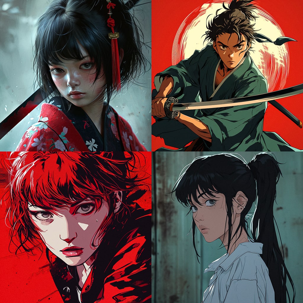 Стиль - Gekiga anime style