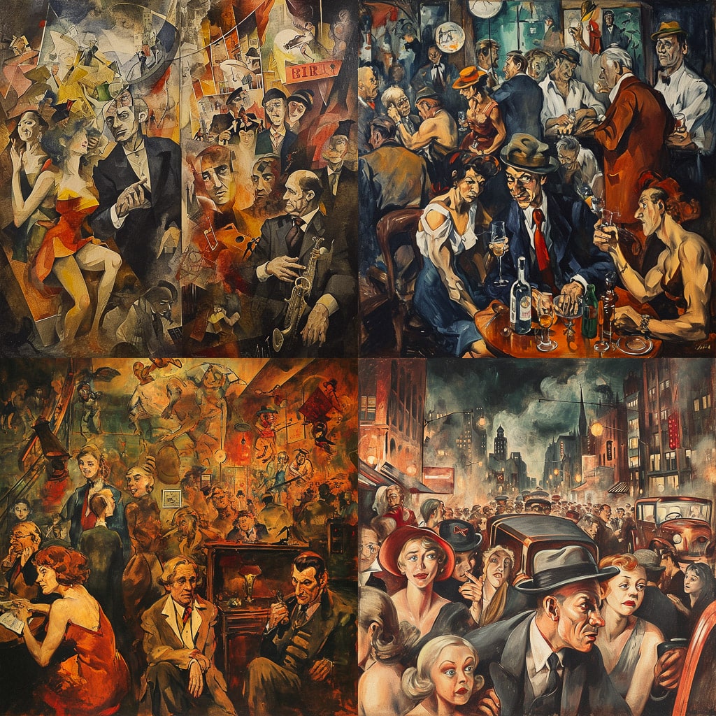 Стиль - George Grosz