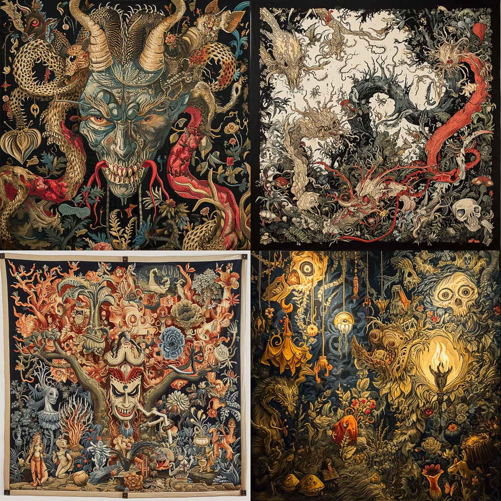 Стиль - Grotesque tapestry