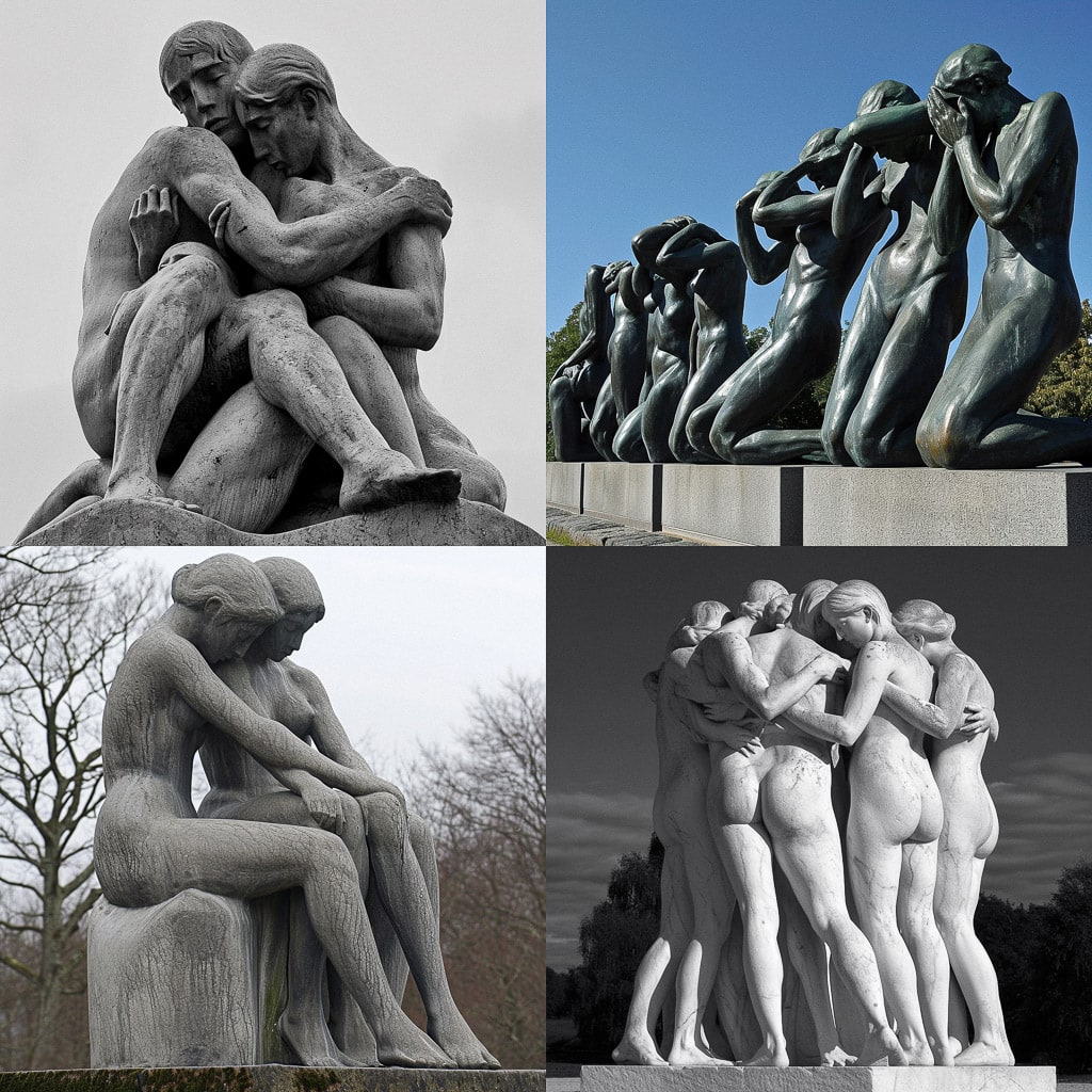 Стиль - Gustav Vigeland