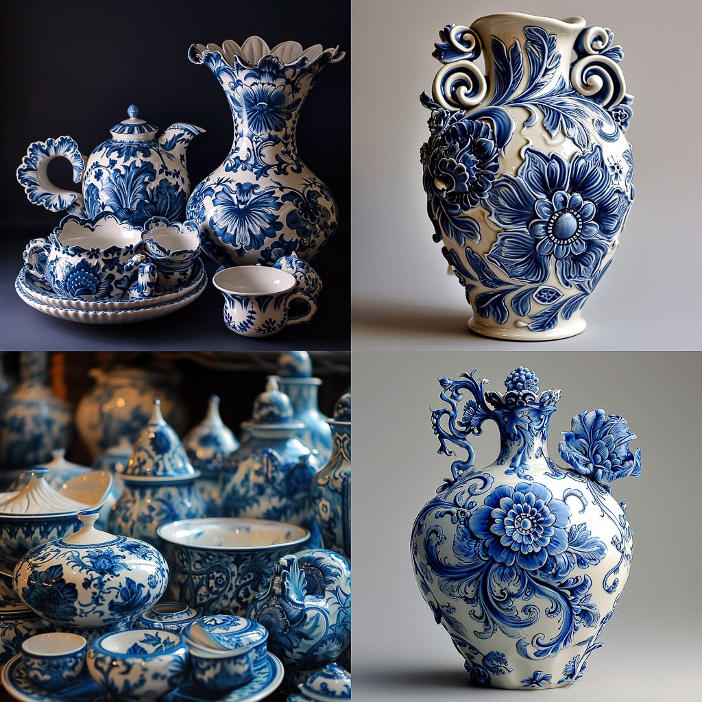 Стиль - Gzhel ceramic