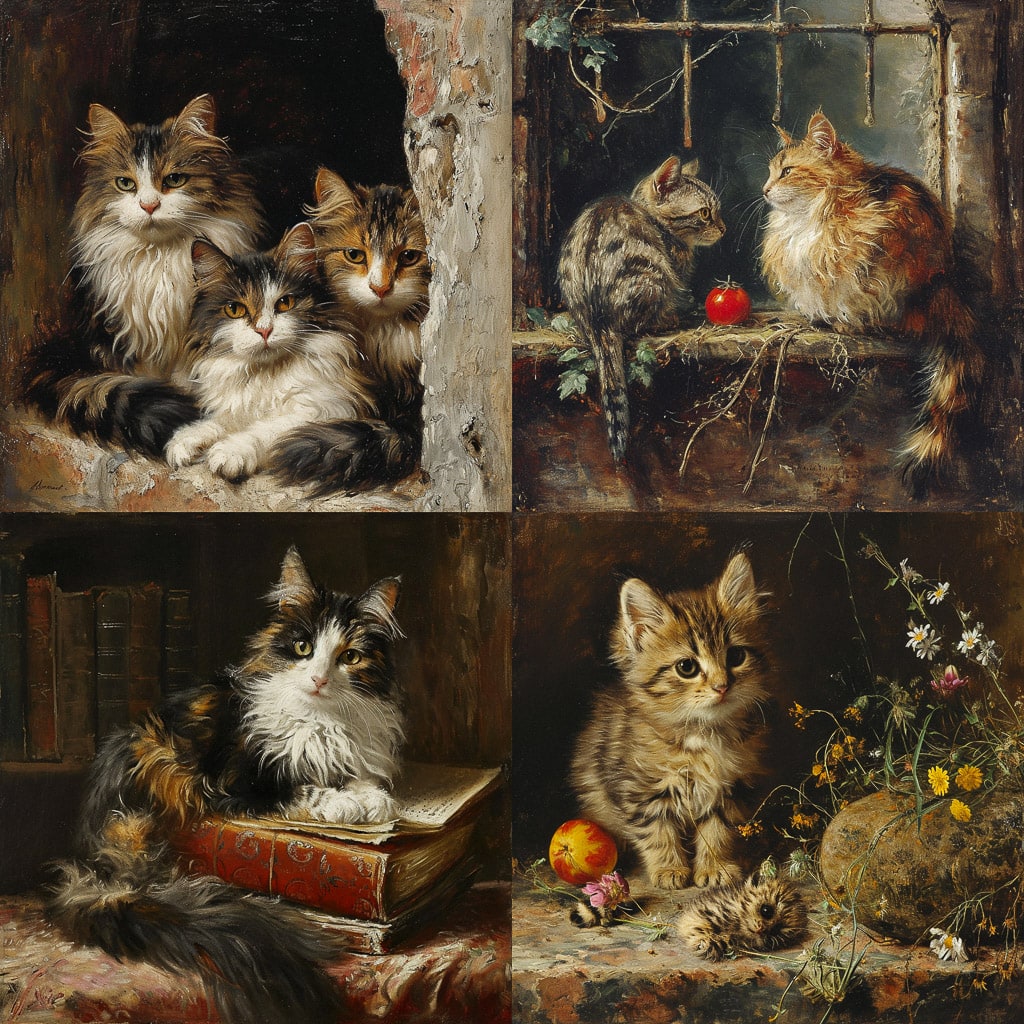 Стиль - Henriette Ronner-Knip