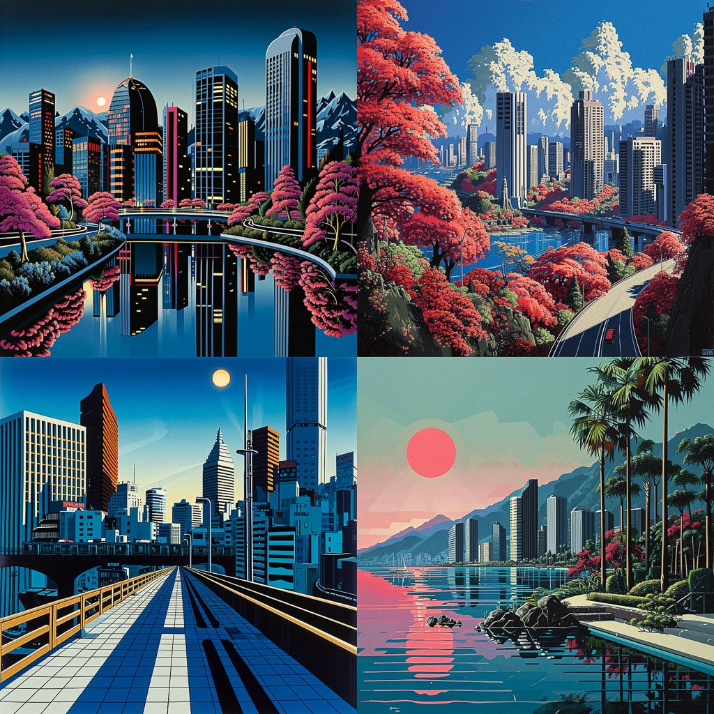 Стиль - Hiroshi Nagai