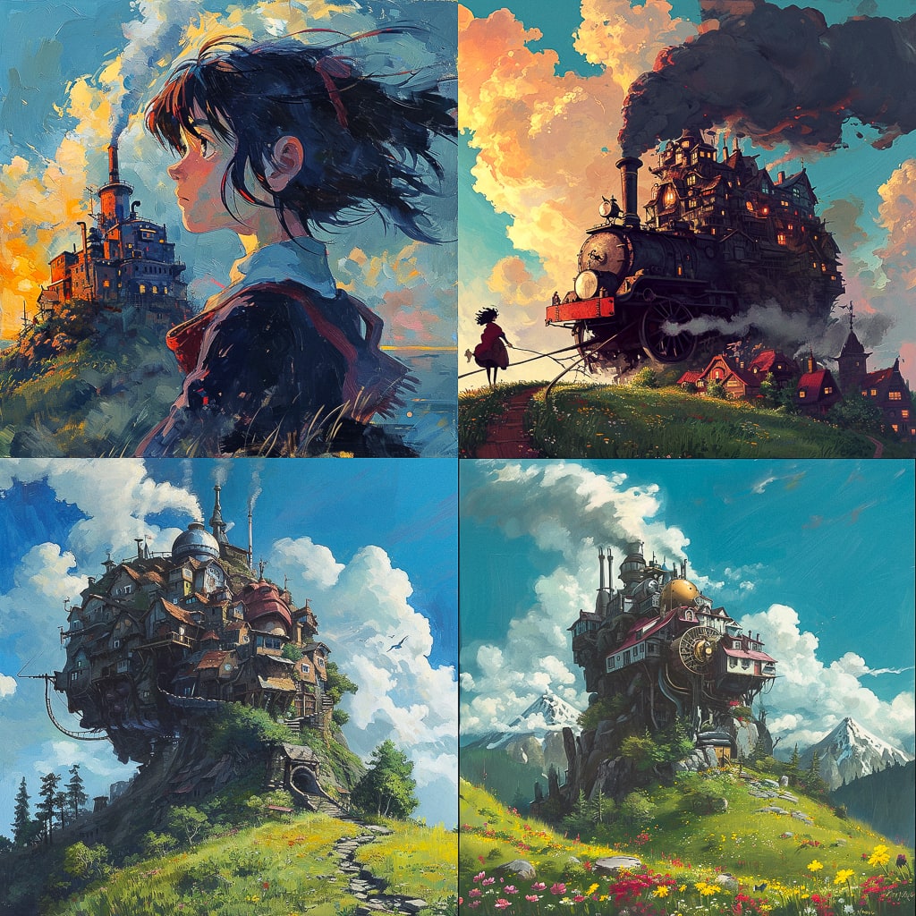 Стиль - Howl's Moving Castle