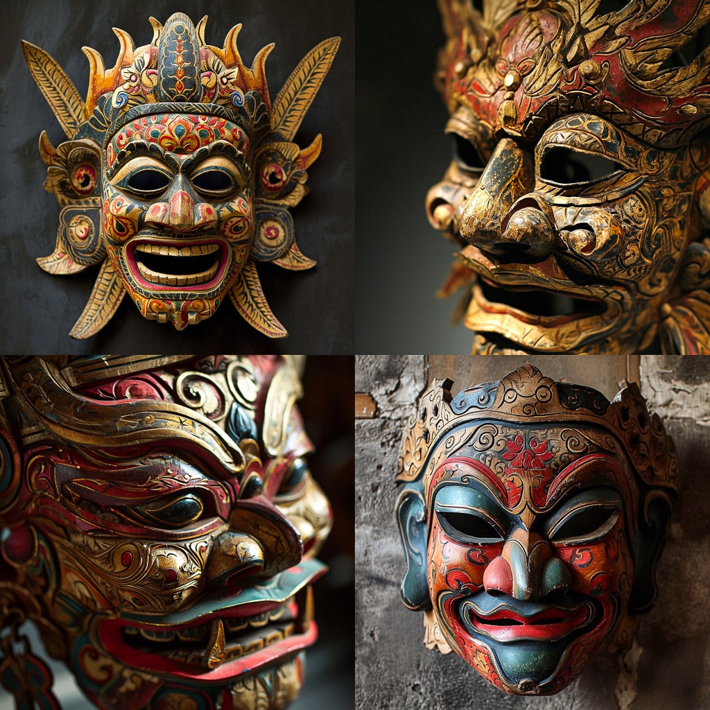 Стиль - Indonesian mask