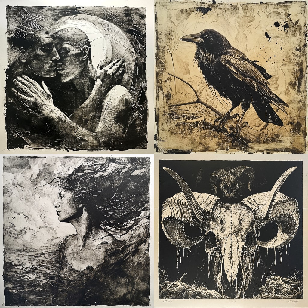 Стиль - Intaglio print