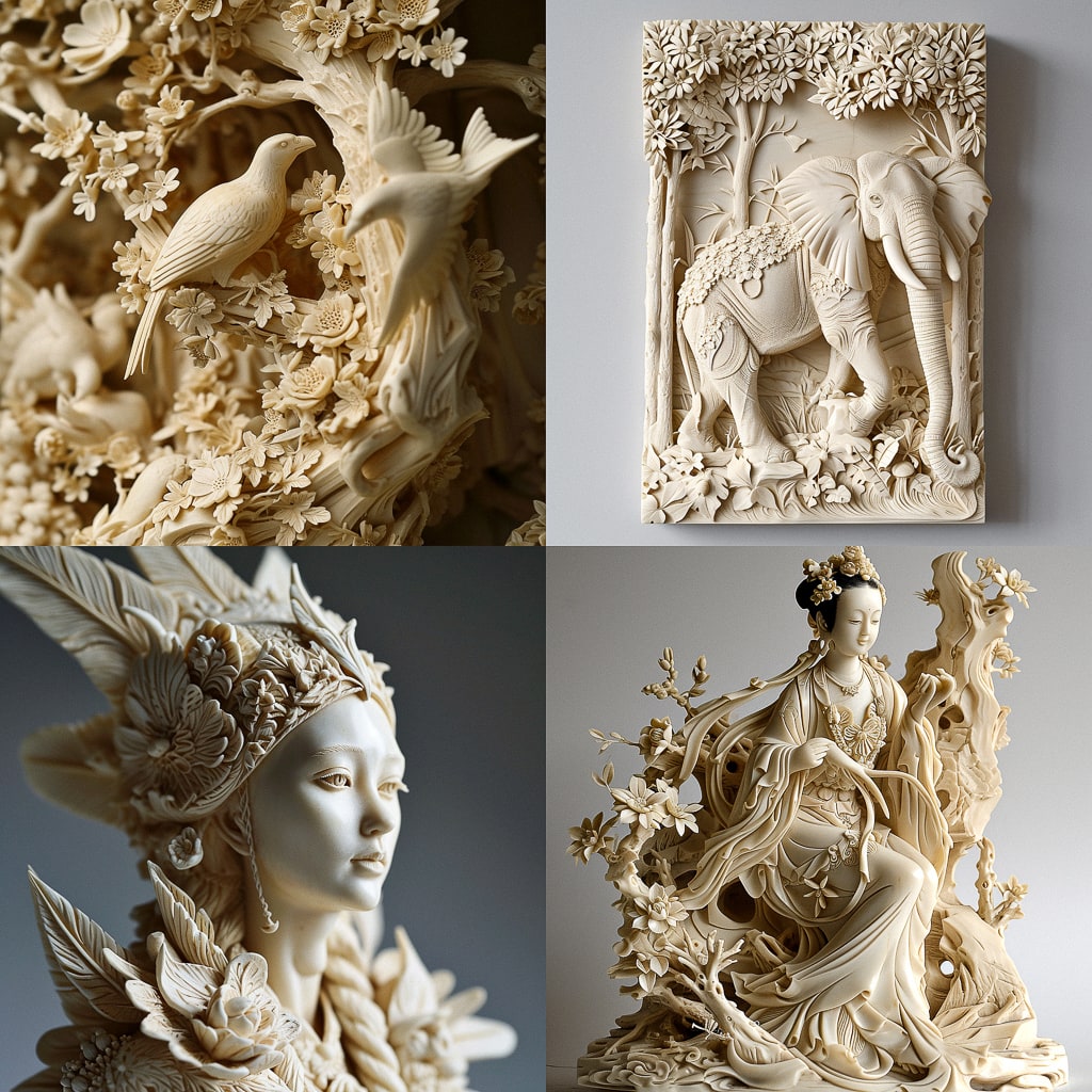 Стиль - Ivory carving