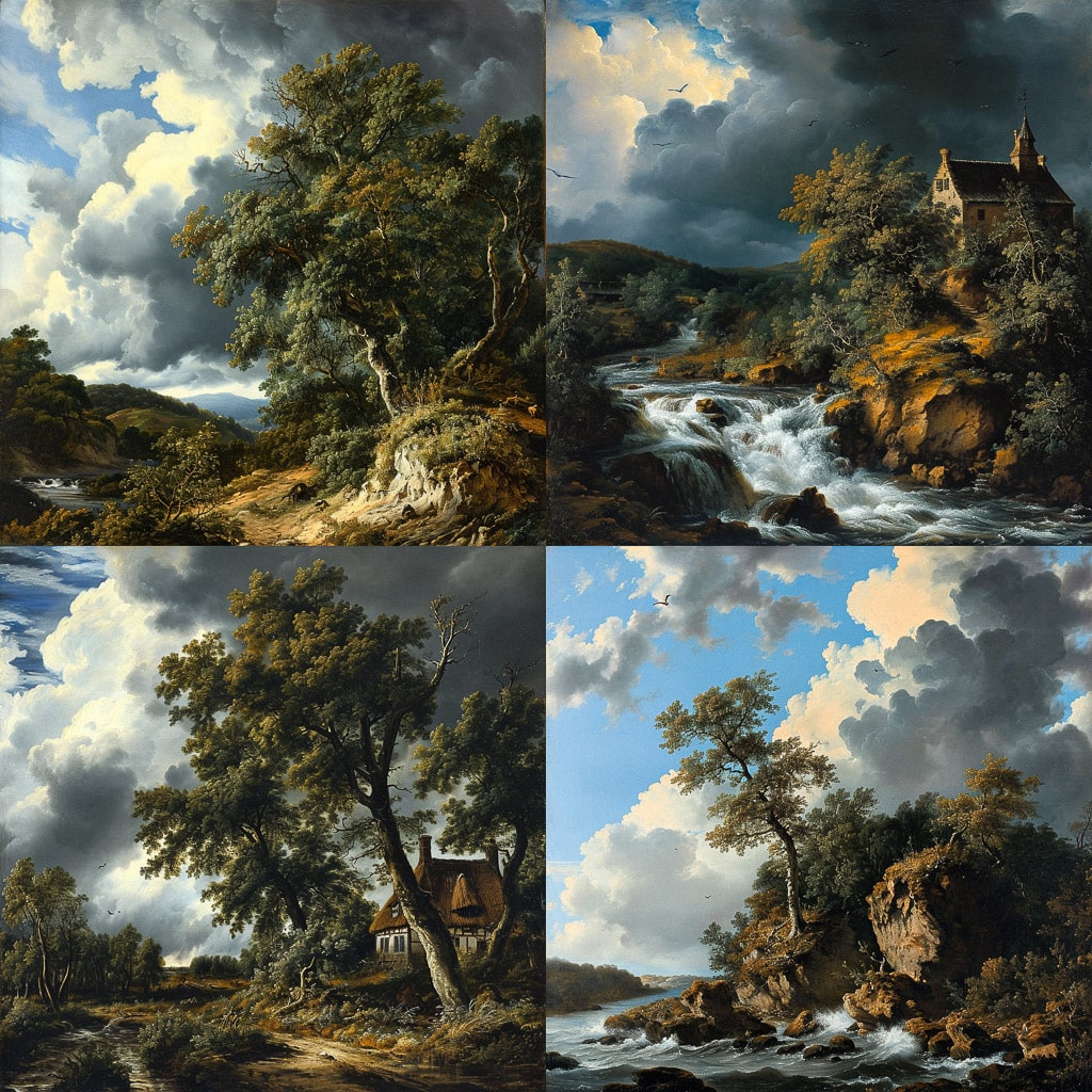Стиль - Jacob van Ruisdael