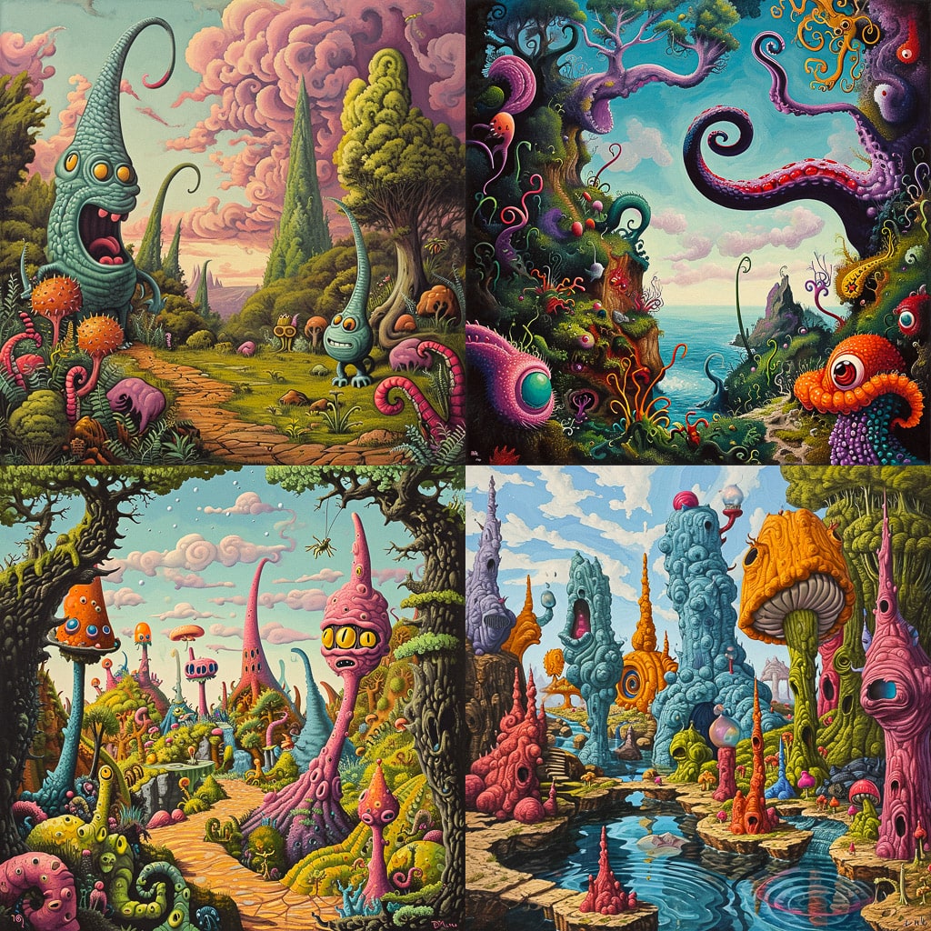 Стиль - Jim Woodring