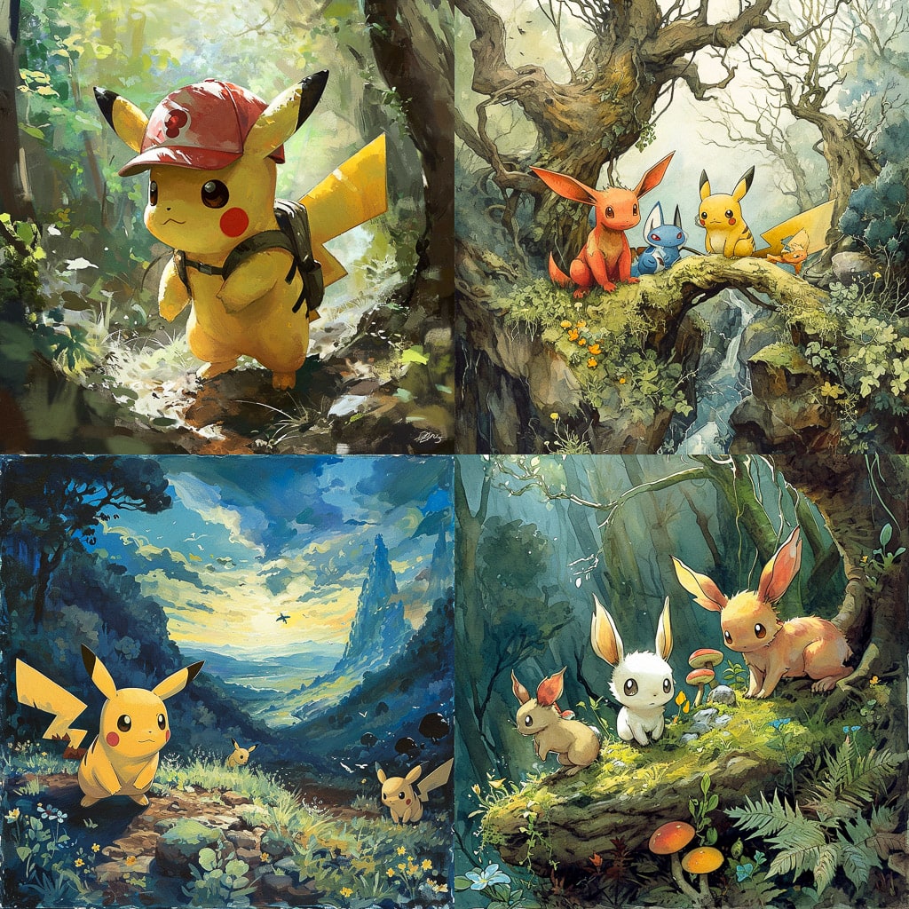 Стиль - Ken Sugimori