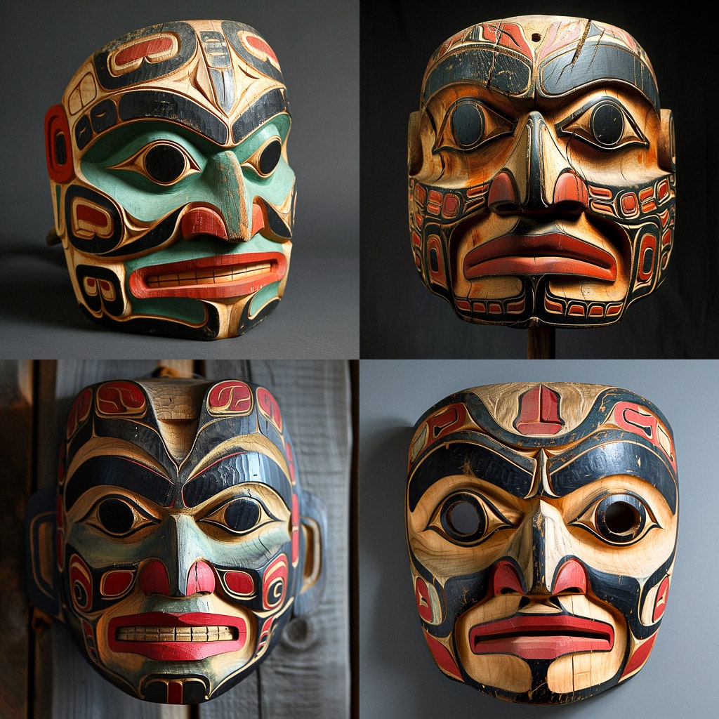Стиль - Kwakiutl mask