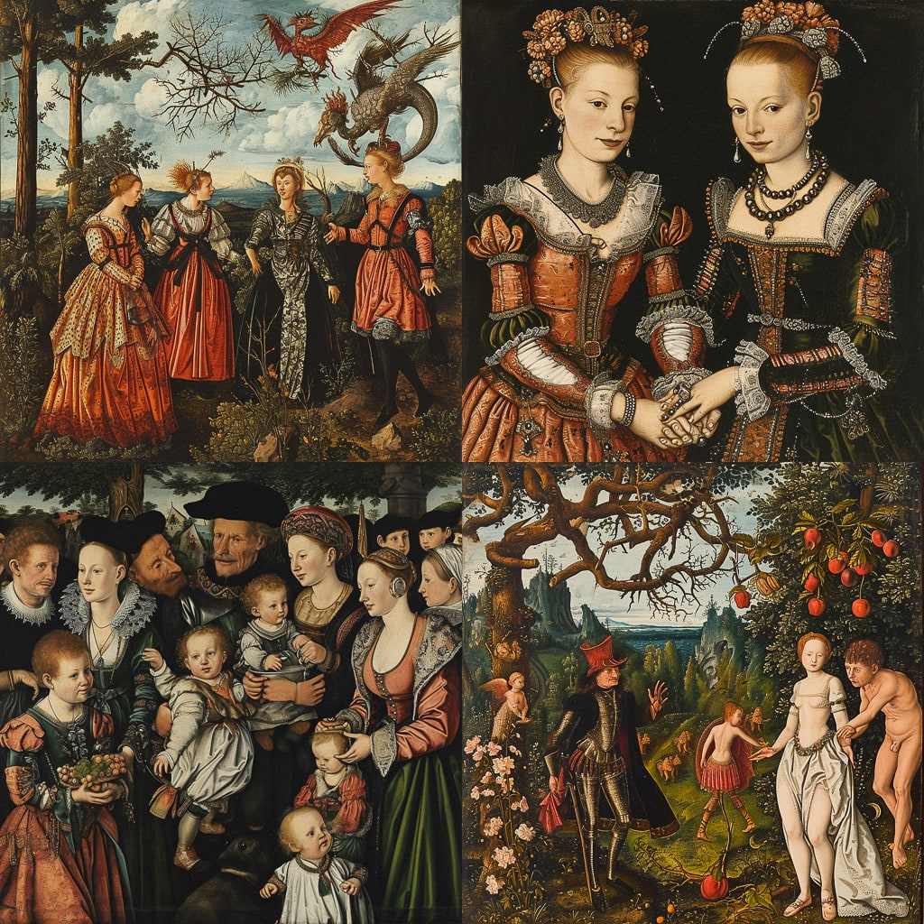 Стиль - Lucas Cranach the Elder