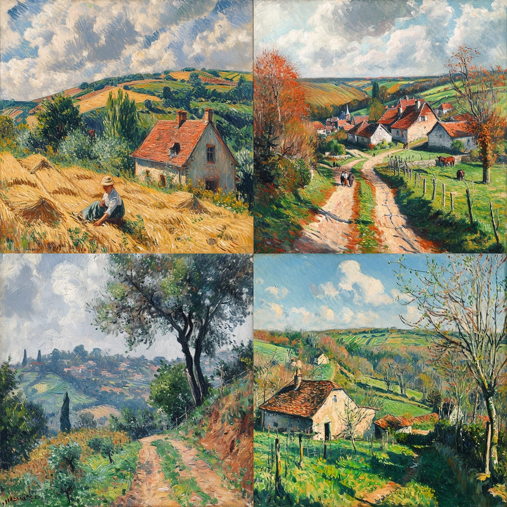 Стиль - Lucien Pissarro