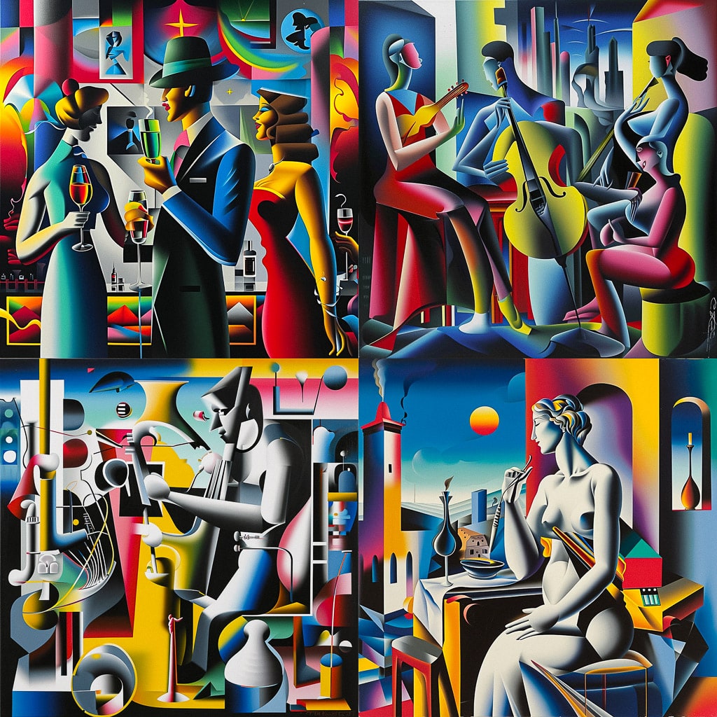 Стиль - Mark Kostabi