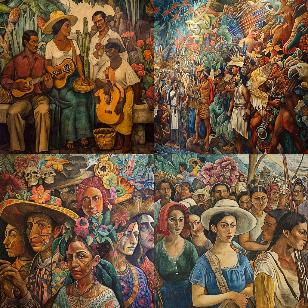 Стиль - Mexican muralism