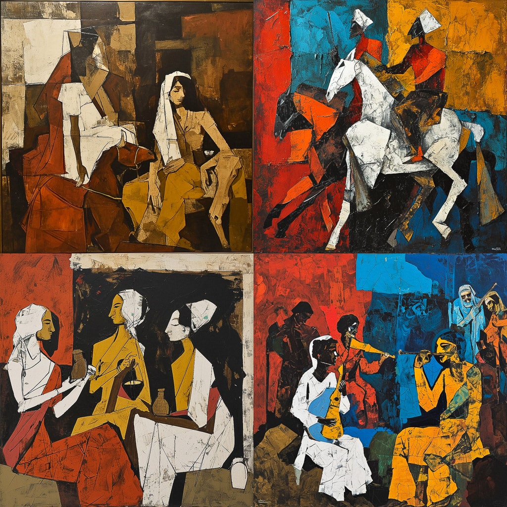 Стиль - M. F. Husain