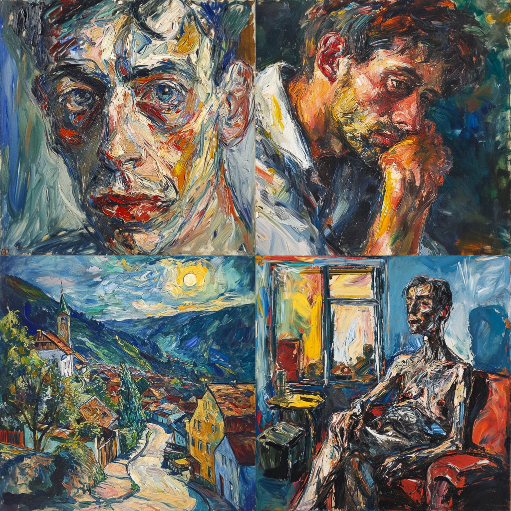 Стиль - Oskar Kokoschka