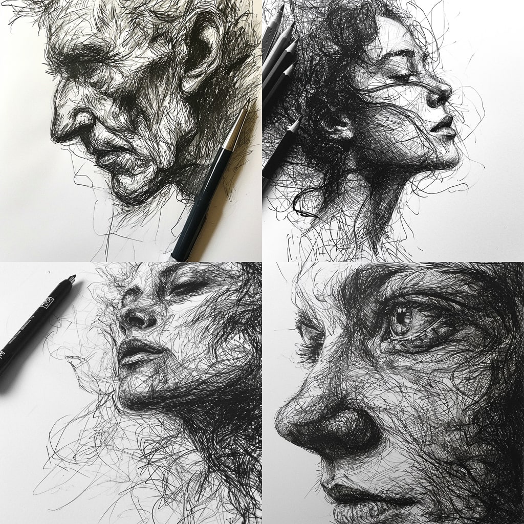 Стиль - Pen drawing