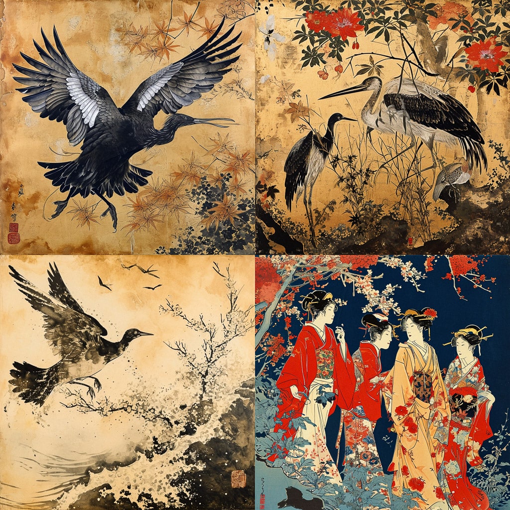 Стиль - Shin hanga