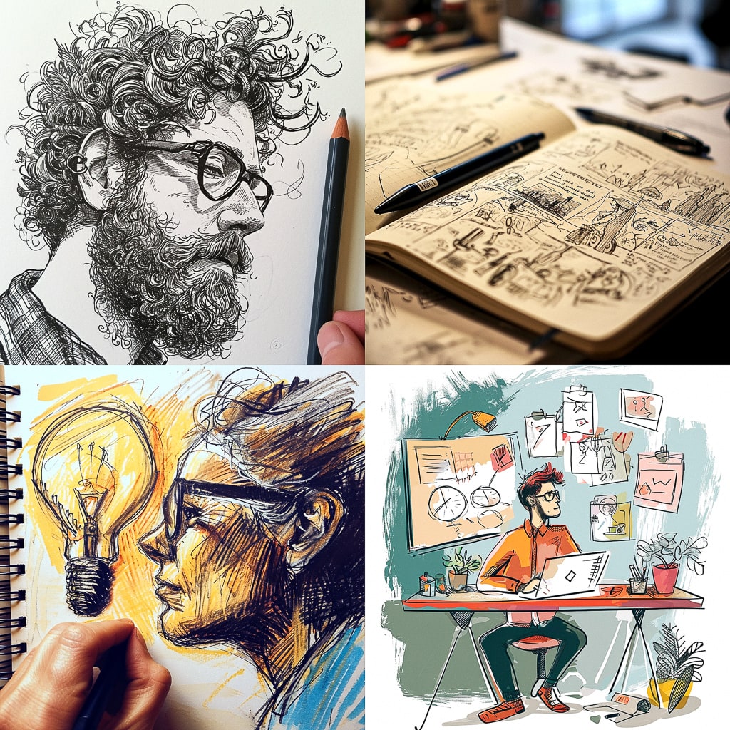 Стиль - Sketchnote style