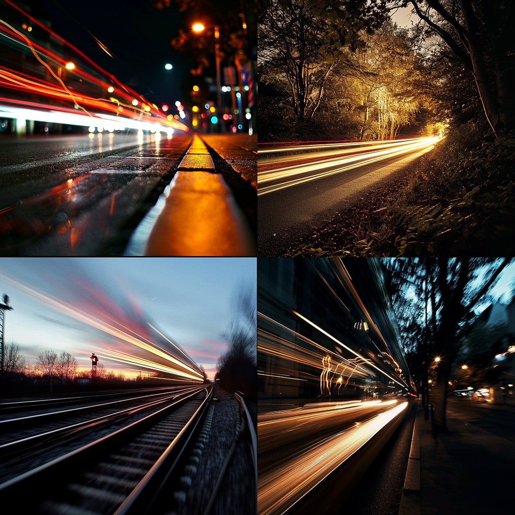 Стиль - Slow shutter speed