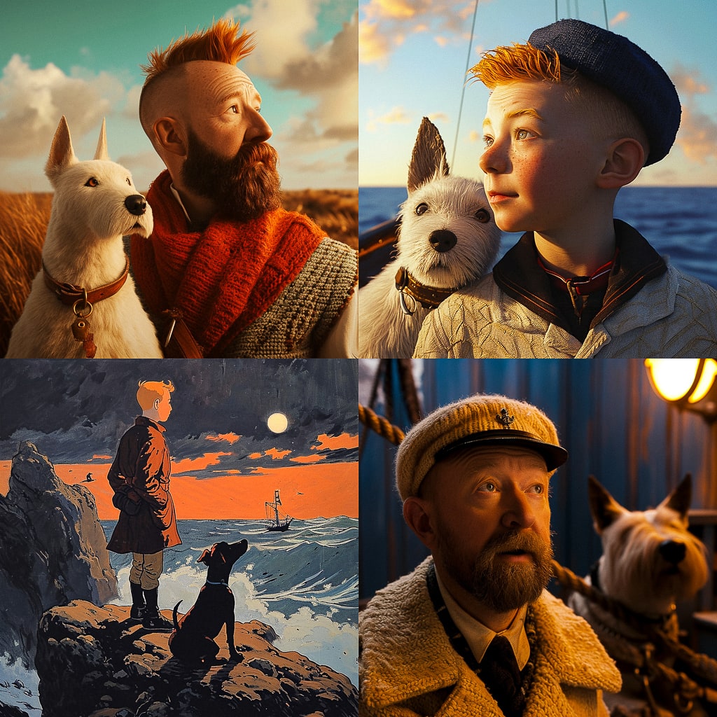 Стиль - The Adventures of Tintin