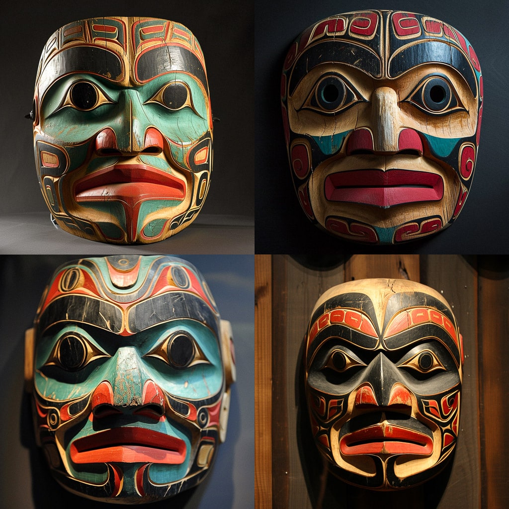 Стиль - Tlingit mask