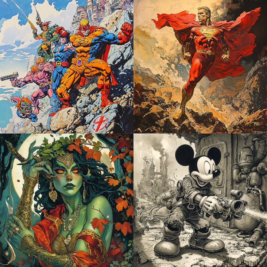 Стиль - Tom Grummett