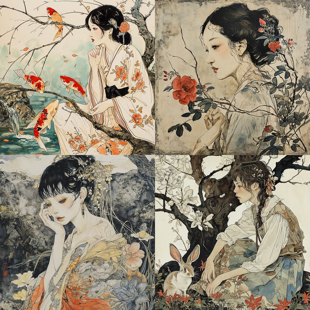 Стиль - Tsuguharu Foujita