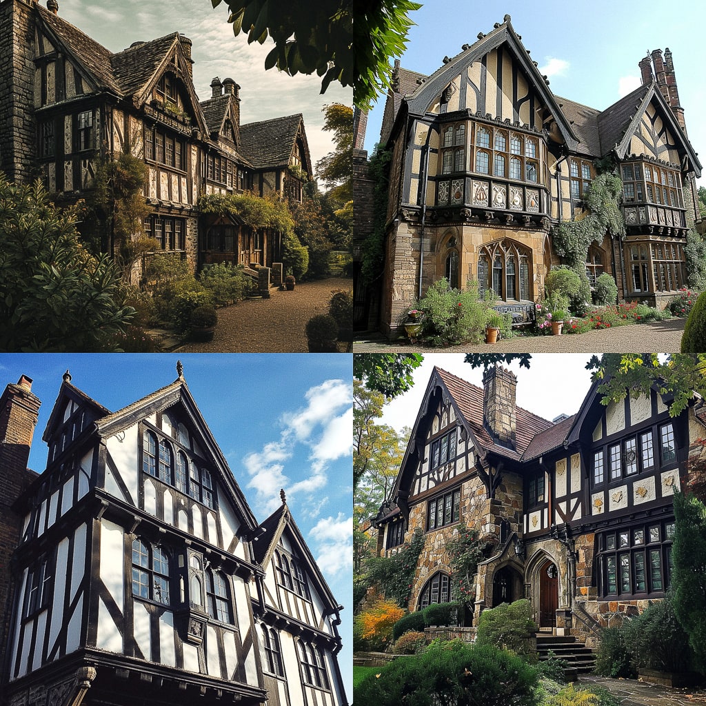 Стиль - Tudor architecture