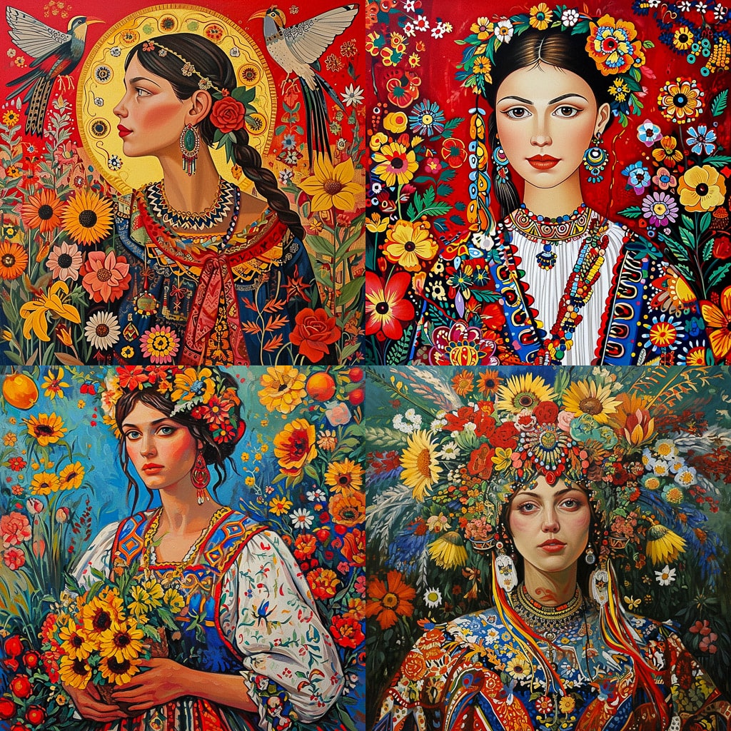 Стиль - Ukrainian folk art
