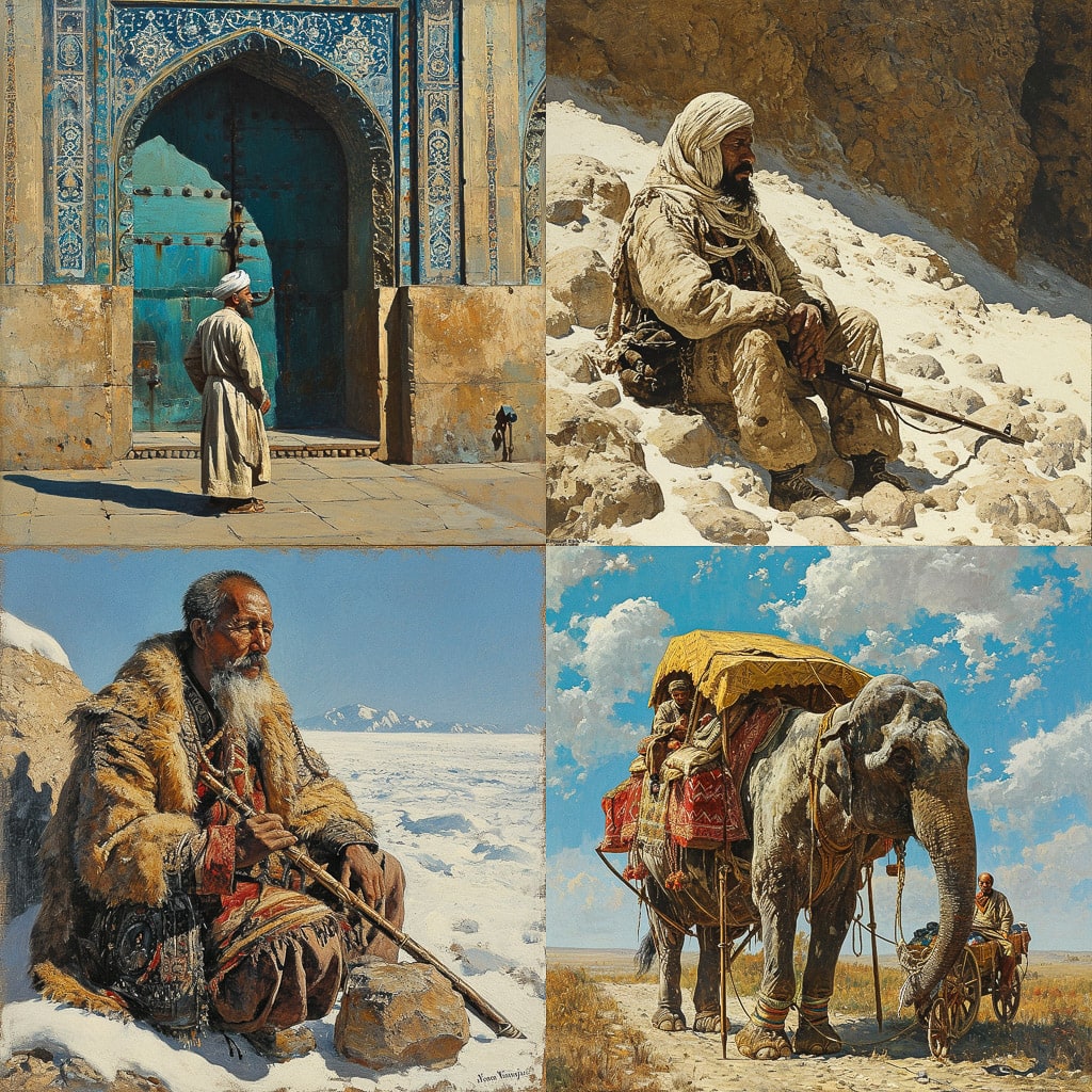 Стиль - Vasily Vereshchagin