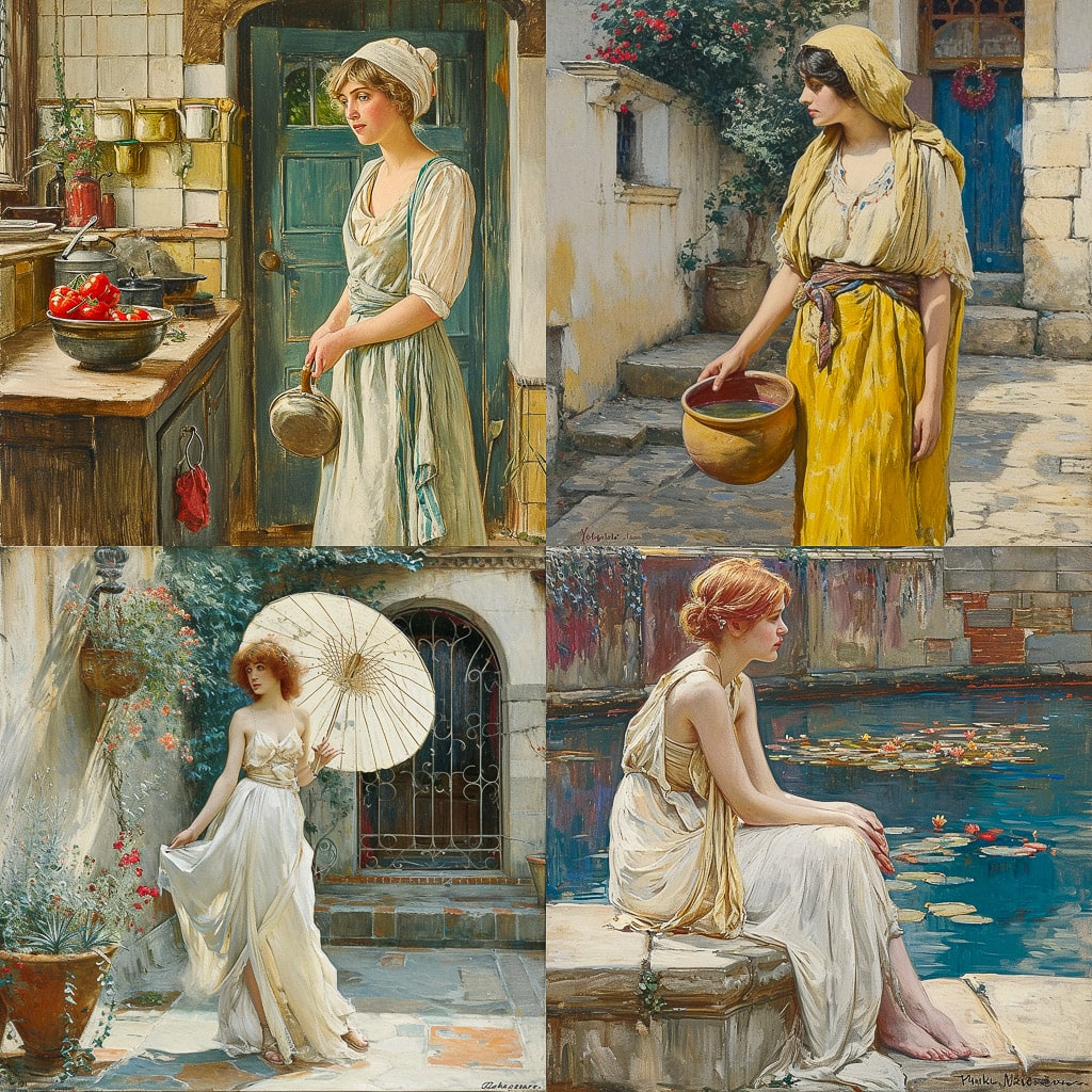 Стиль - William Henry Margetson