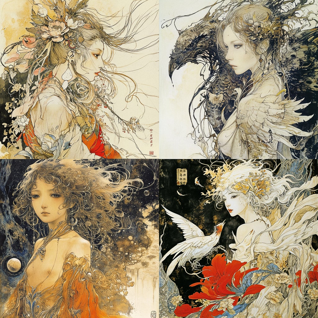 Стиль - Yoshitaka Amano
