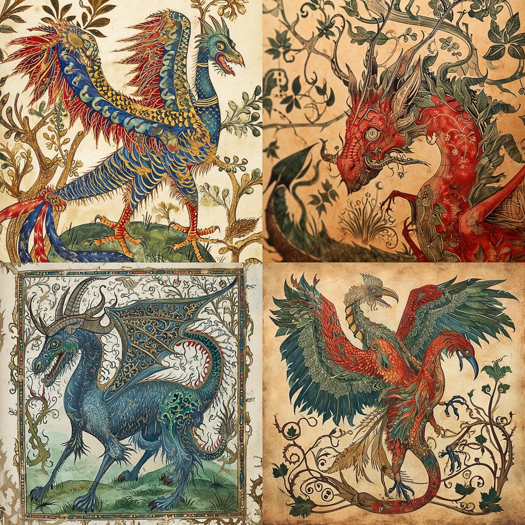 Стиль - Aberdeen Bestiary