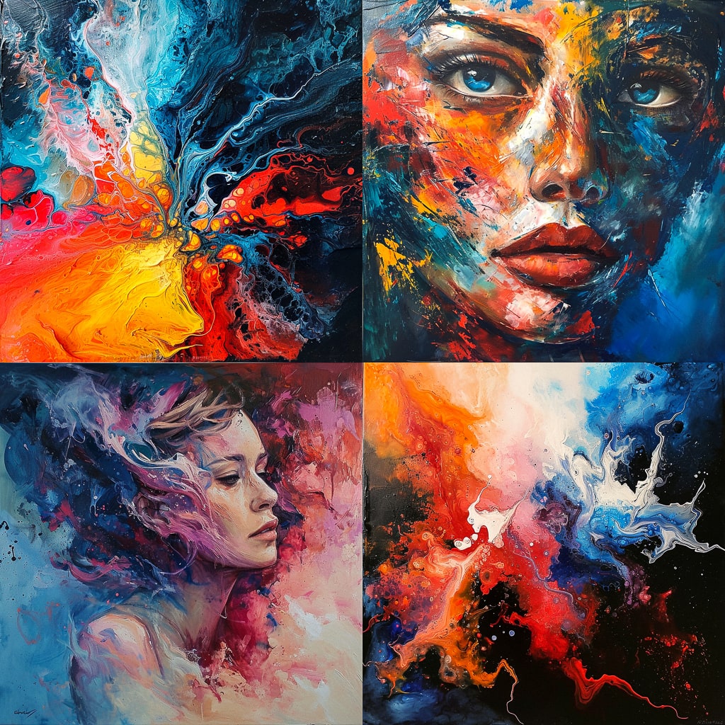 Стиль - Acrylic paint