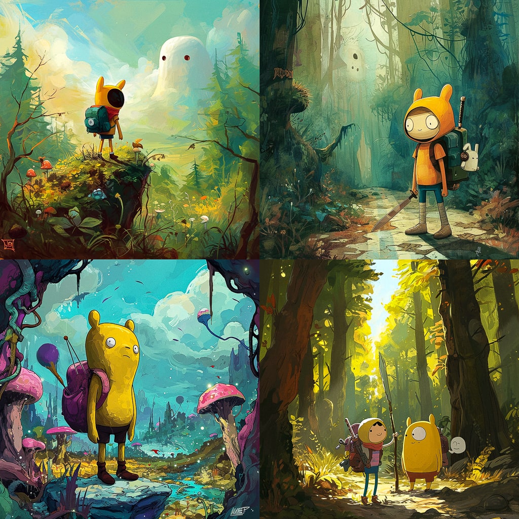 Стиль - Adventure Time