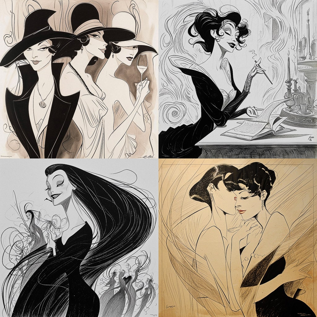Стиль - Al Hirschfeld