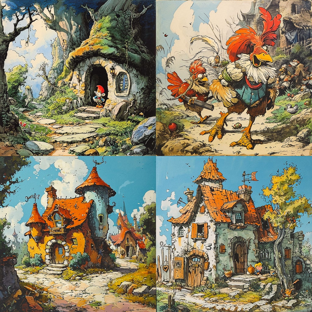 Стиль - Albert Uderzo