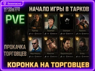 🔥Коронка На Всех Торговцев | PVE🔥