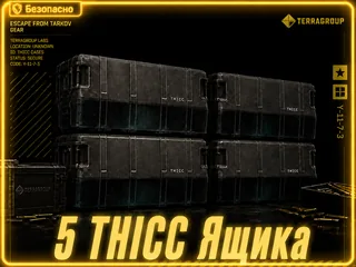 🔥5 КОНТЕЙНЕРОВ THICC | ВЕЩЕВОЙ | ОРУЖЕНЫЙ | 196 СЛО