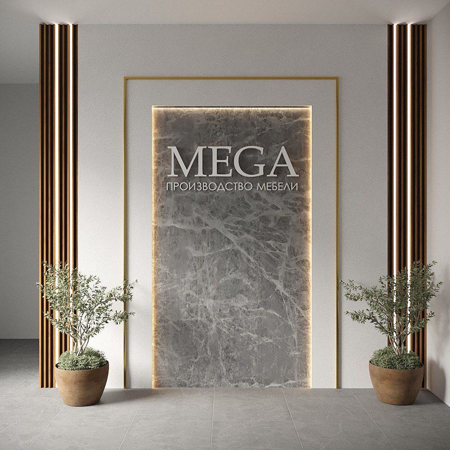 Офис мебельной компании “MEGA”: входная зона, визуализация