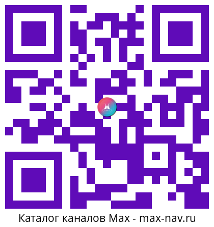 Qr код для перехода: Max канал Дмитрий Махонин