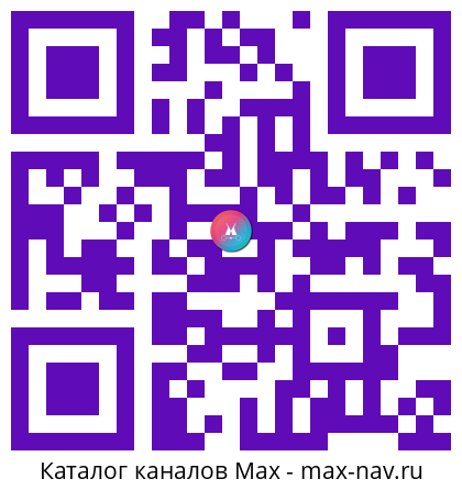 Qr код для перехода: Max канал Правительство Санкт-Петербурга