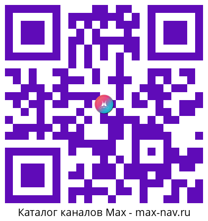 Qr код для перехода: Max канал BORK